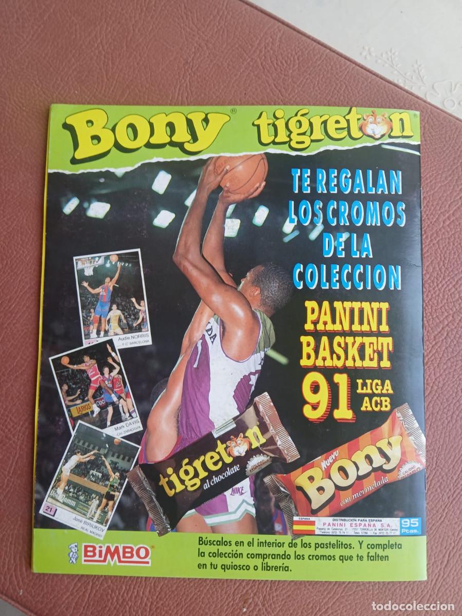 Coleccionismo deportivo: Colecci&oacute;n completa PANINI BASKET 91 LIGA ACB.
