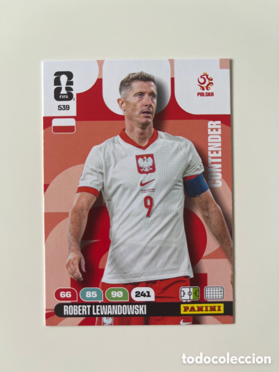 Coleccionismo deportivo: Robert Lewandowski 539 adrenalyn