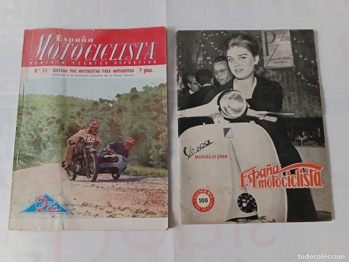 Coleccionismo deportivo: Lote 2 revistas Espa&ntilde;a motociclista .