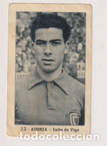 Coleccionismo deportivo: Cromos de Futbol. Atienza celta de Vigo. Ruiz Romero 1952-53. Sin se&ntilde;al de pegado