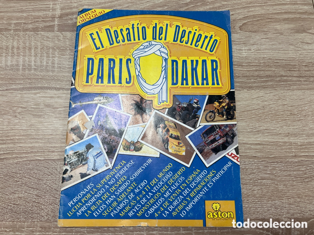 Coleccionismo deportivo: 1988 El desaf&iacute;o del desierto Paris Dakar ediciones Aston