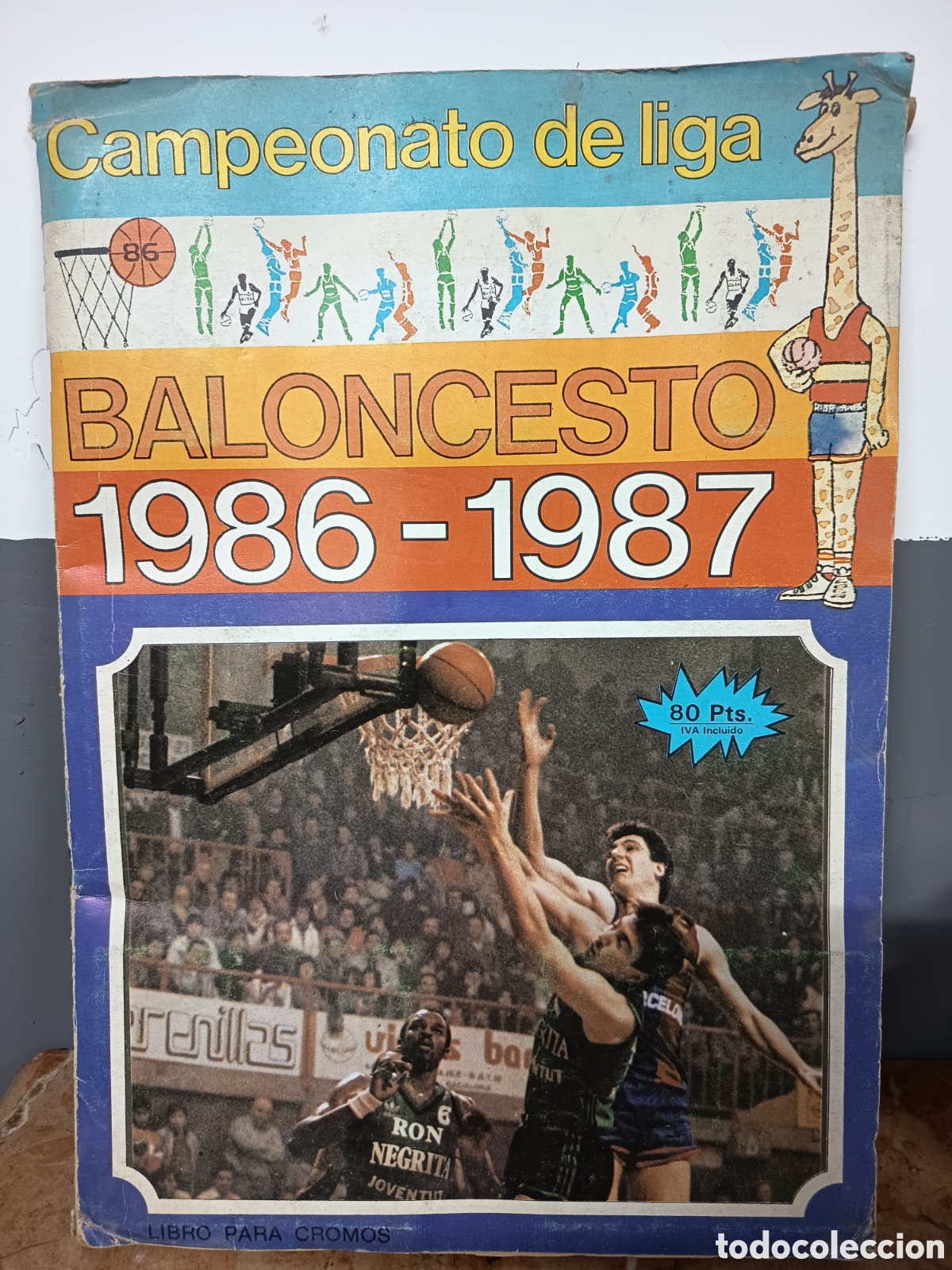 Coleccionismo deportivo: CAMPEONATO DE LIGA BALONCESTO 1986-1987 INCLUYE MICHAEL JORDAN