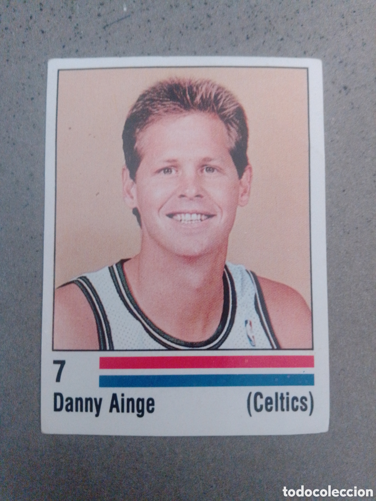 Coleccionismo deportivo: DANNY AINGE BOSTON CELTICS NBA 89 PANINI SIN PEGAR