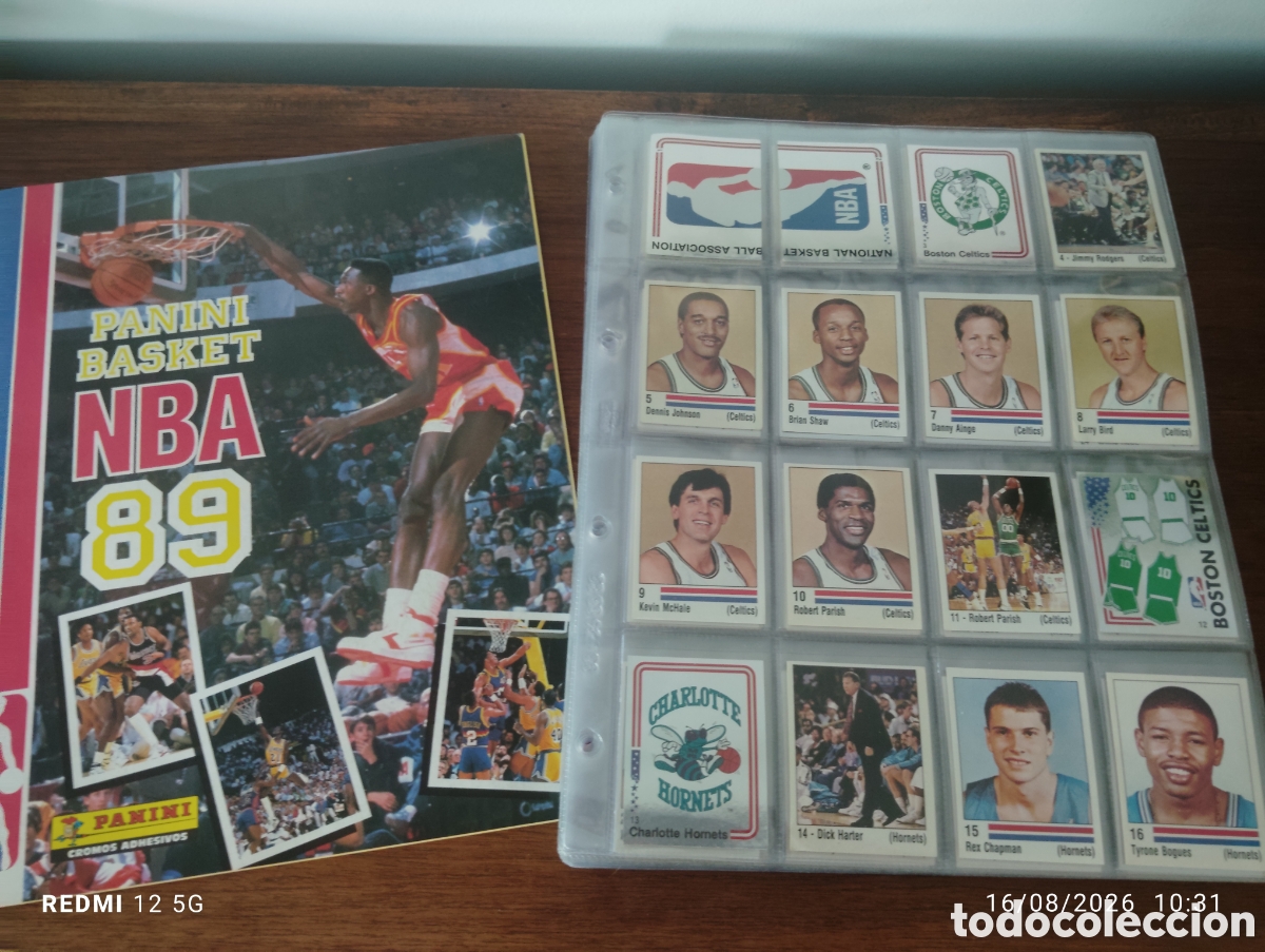 Coleccionismo deportivo: Colecci&oacute;n completa NBA 89 90 Panini