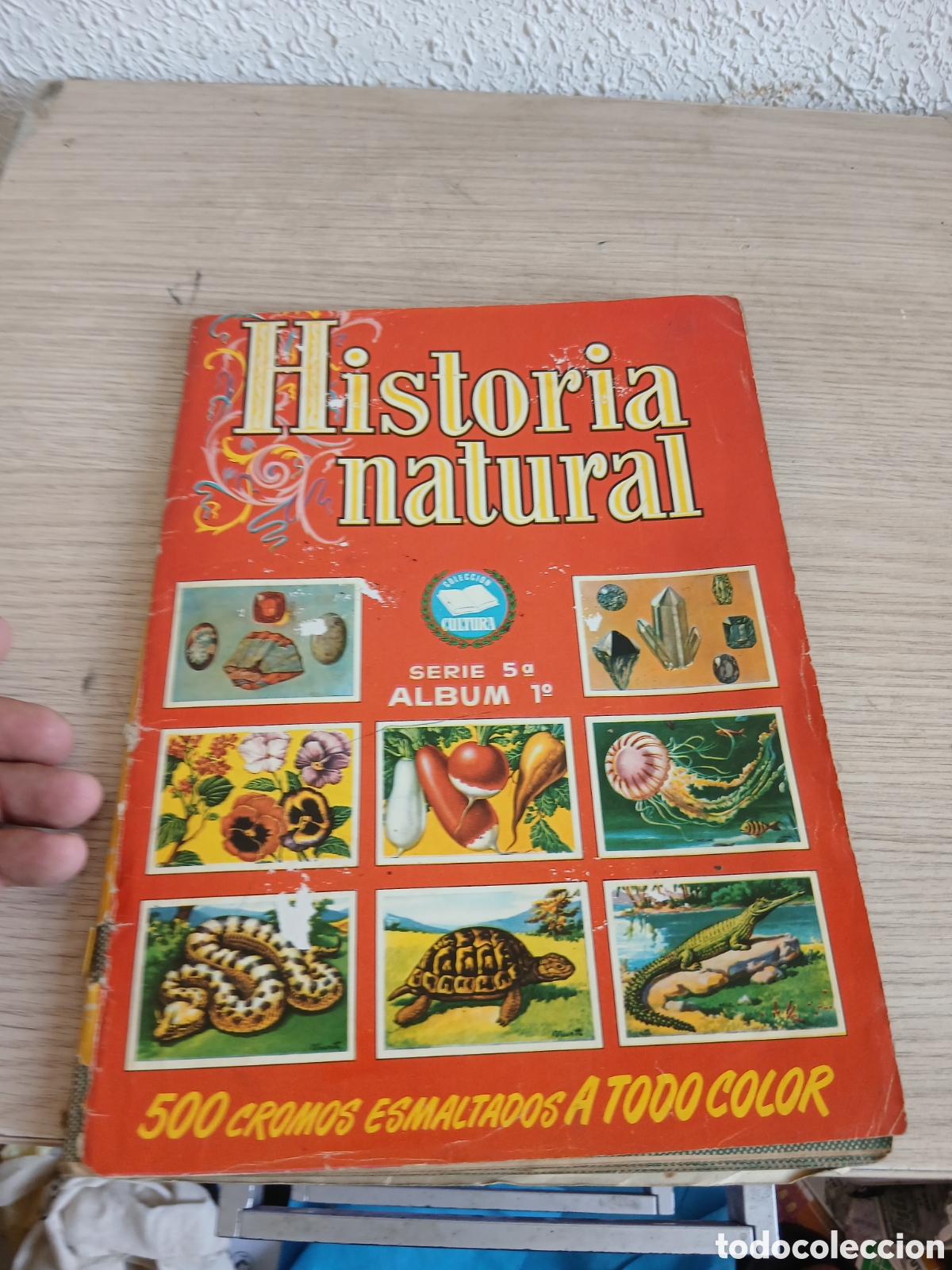 Coleccionismo deportivo: ALBUM HISTORIA NATURAL A FALTA DE 31 CROMOS,,VER FOTOS