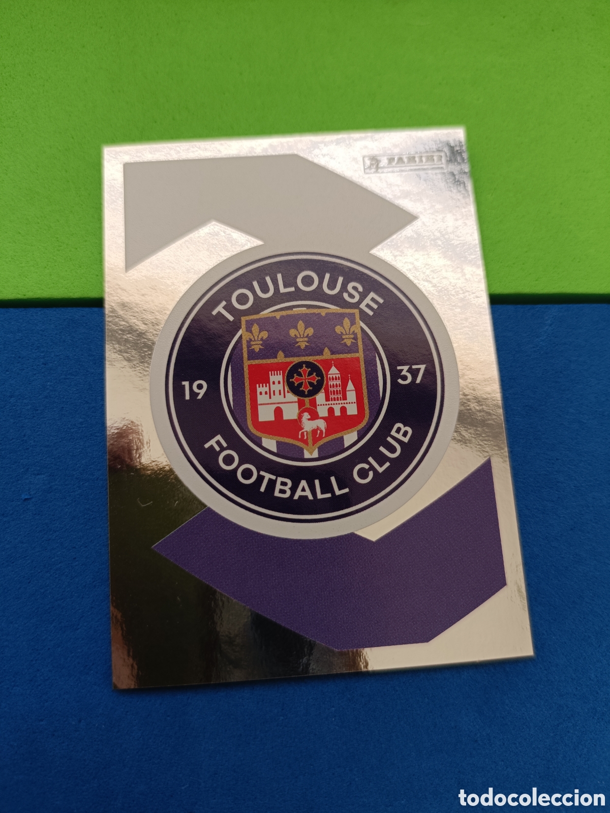 Coleccionismo deportivo: Panini Foot France stickers 2023 2024 23 24 - 419 Escudo Toulouse