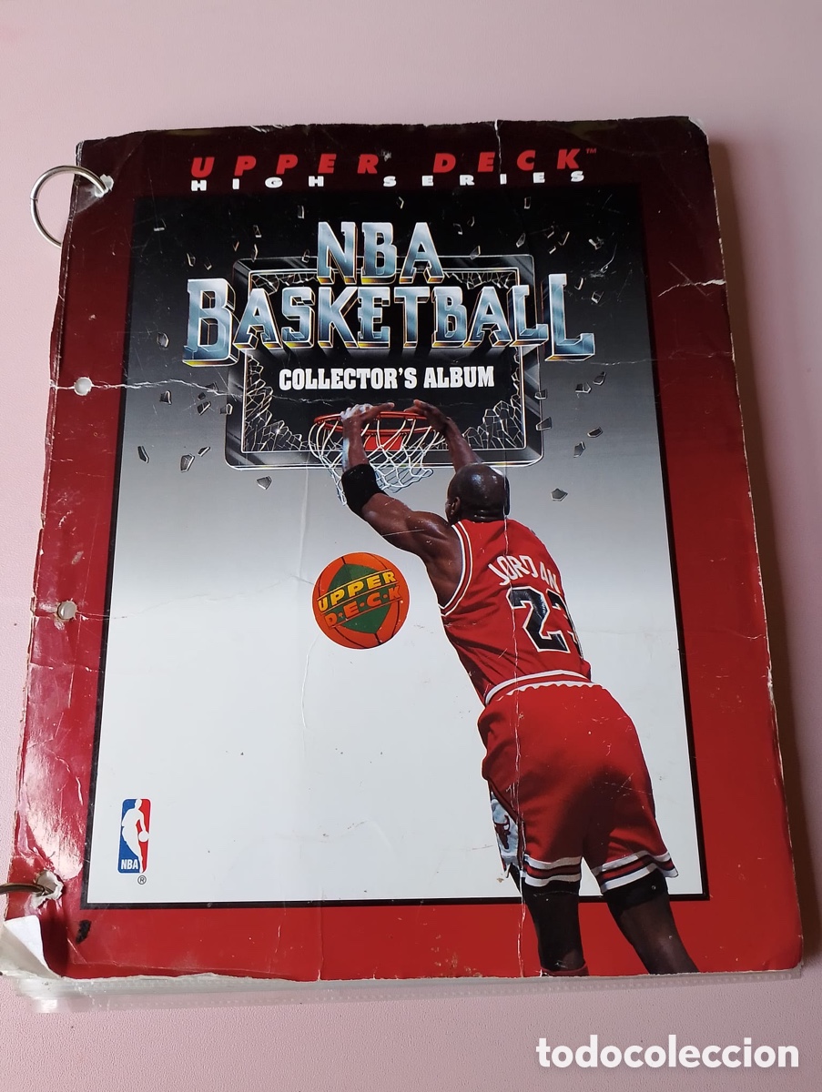 Coleccionismo deportivo: Lote 171 cartas NBA Upper Deck 92-93 &aacute;lbum vintage