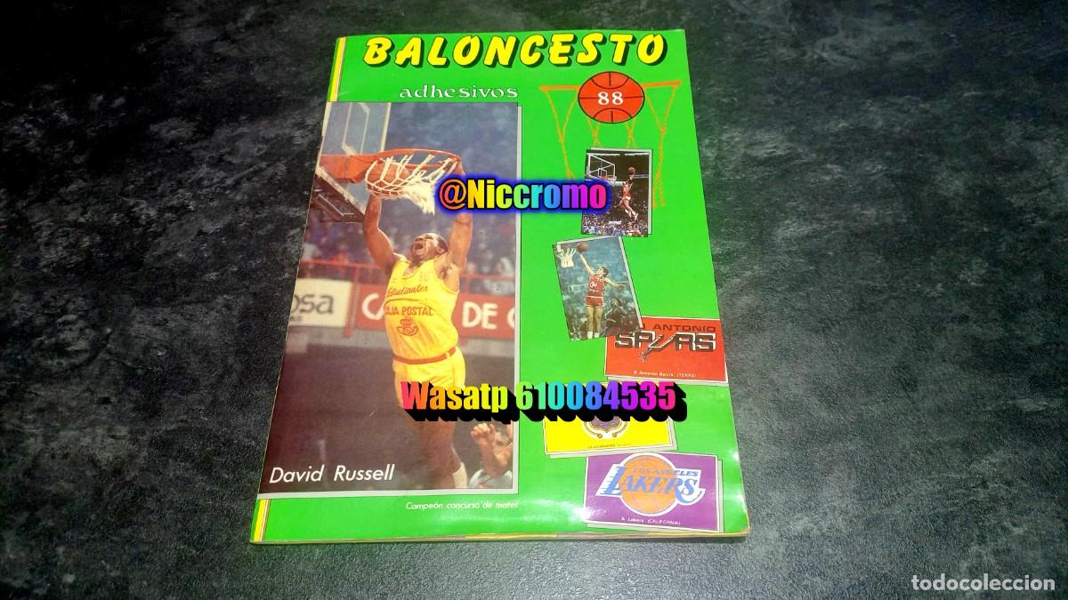Coleccionismo deportivo: album completo nba baloncesto 88 ed merchante con michael jordan 1988 con poster central niccromo