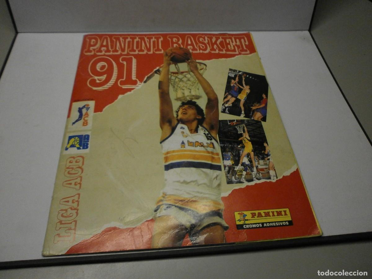 Coleccionismo deportivo: album completo panini basket 91 solo a falta de un cromo el n&ordm; 172