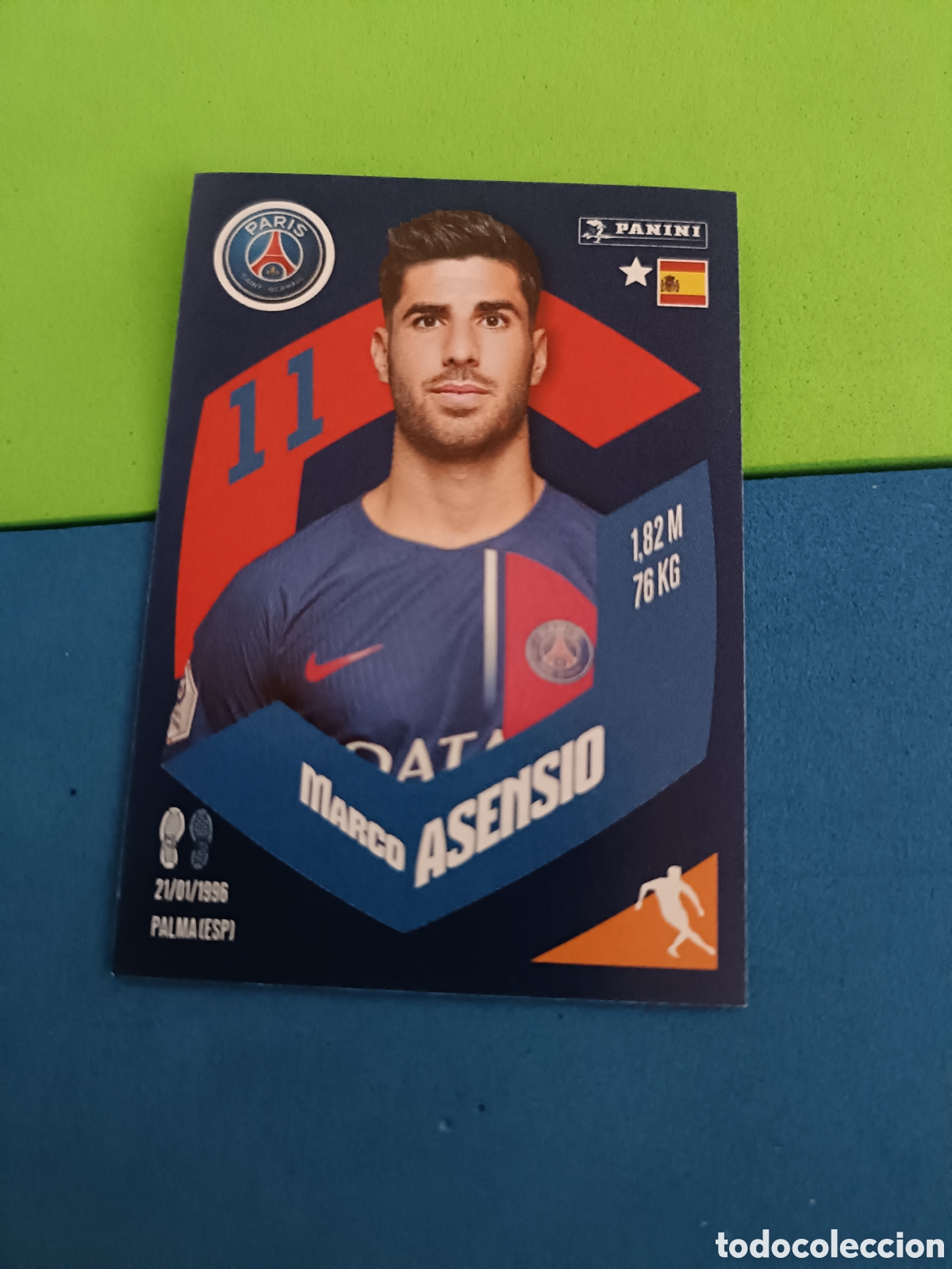 Coleccionismo deportivo: Panini Foot France stickers 2023 2024 23 24 - 347 Asensio PSG