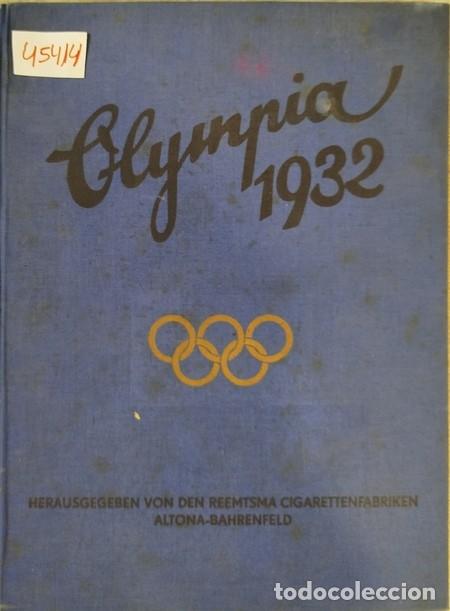 Sports collectibles: &Aacute;lbum alem&aacute;n de cromos 'OLYMPIA 1932' sobre la Olimpiada de Los Angeles. Conservaci&oacute;n normal.