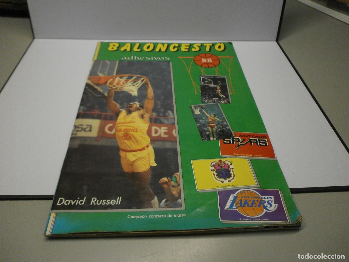 Coleccionismo deportivo: album baloncesto 88 merchante con michael jordan