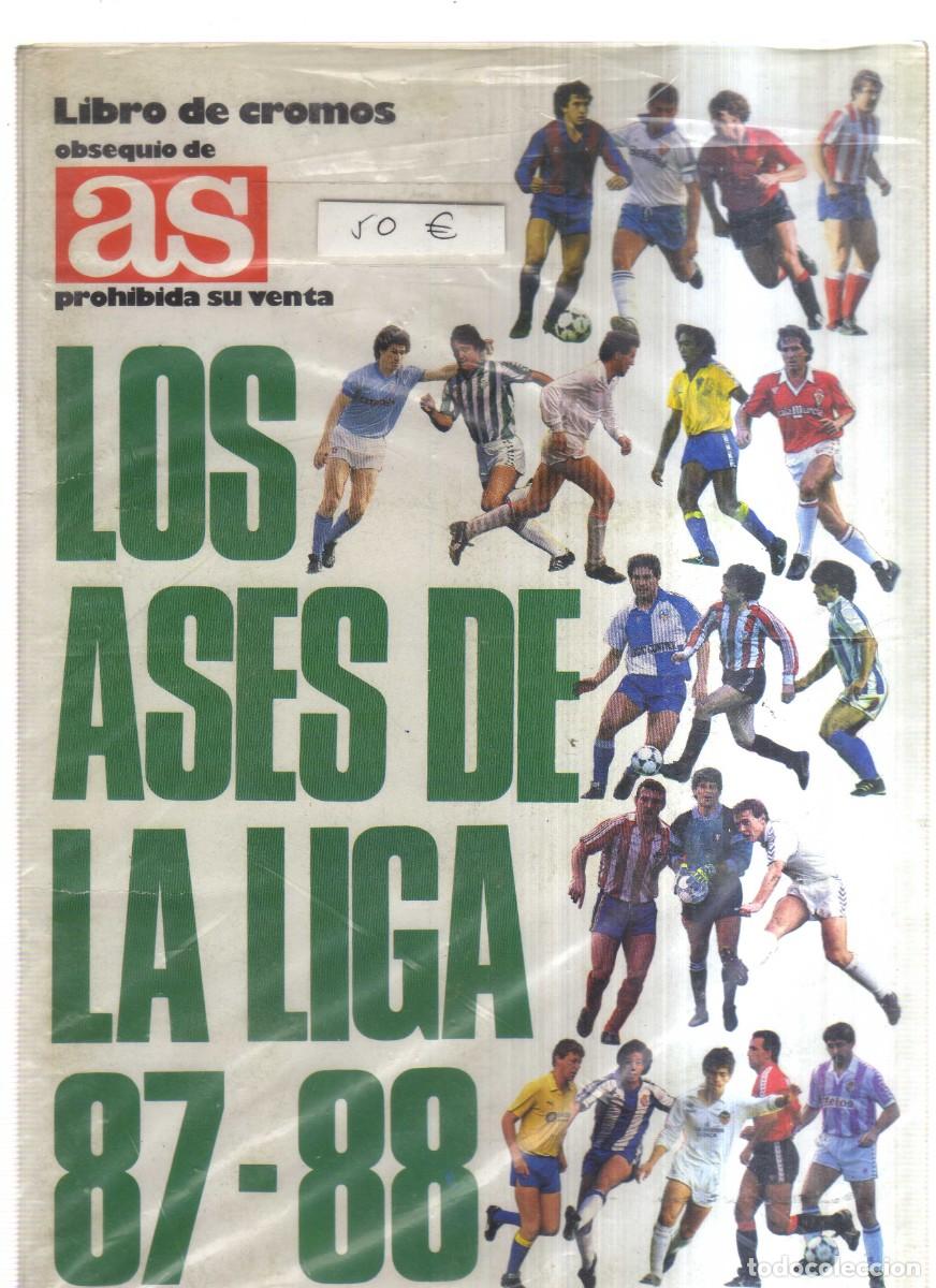 Colecionismo desportivo: LOS ASES DE LA LIGA 87-88 AS LIBRO DE CROMOS