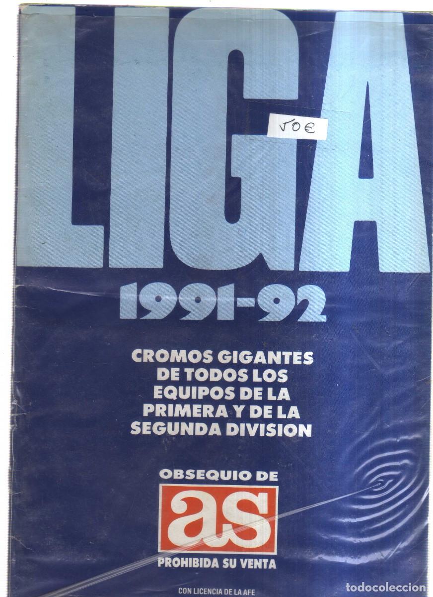 Coleccionismo deportivo: LIGA 1991 - 92 CROMOS GIGANTES DE TODOS LOS EQUIPOS DE PRIMERA Y SEGUNDA
