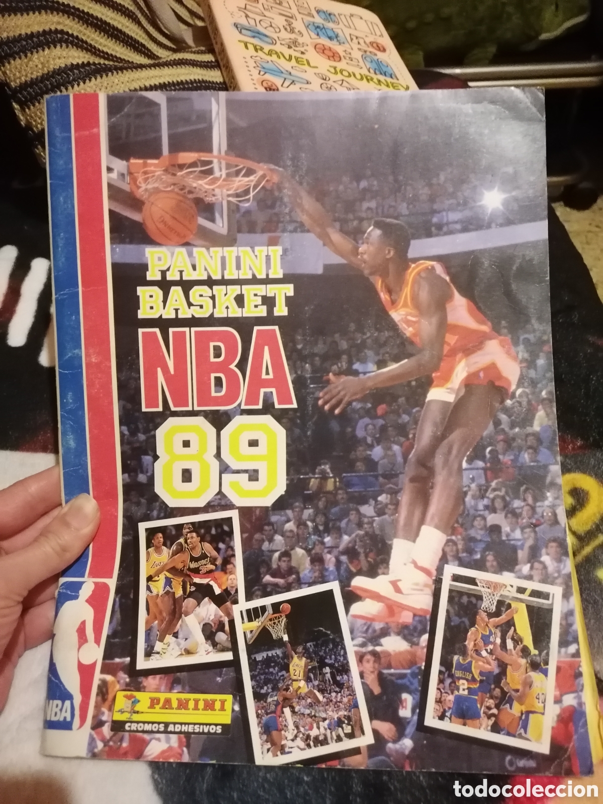 Colecionismo desportivo: &Aacute;lbum Cromos Panini Basket NBA 89 completo Michael Jordan