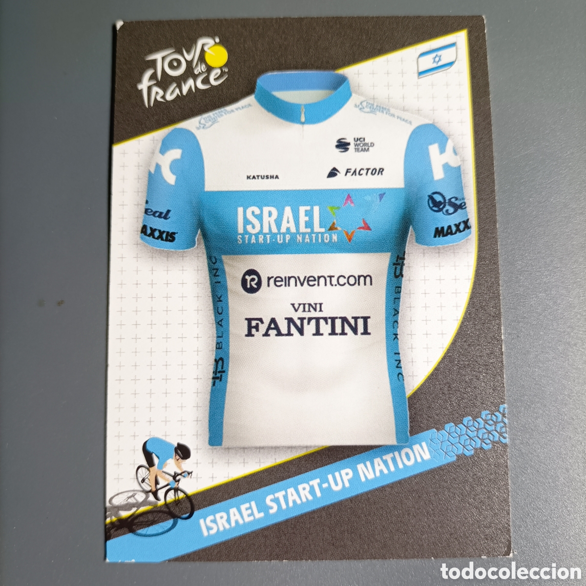 Coleccionismo deportivo: PANINI. TOUR DE FRANCE 2020 - №T11 ISRAEL START-UP NATION