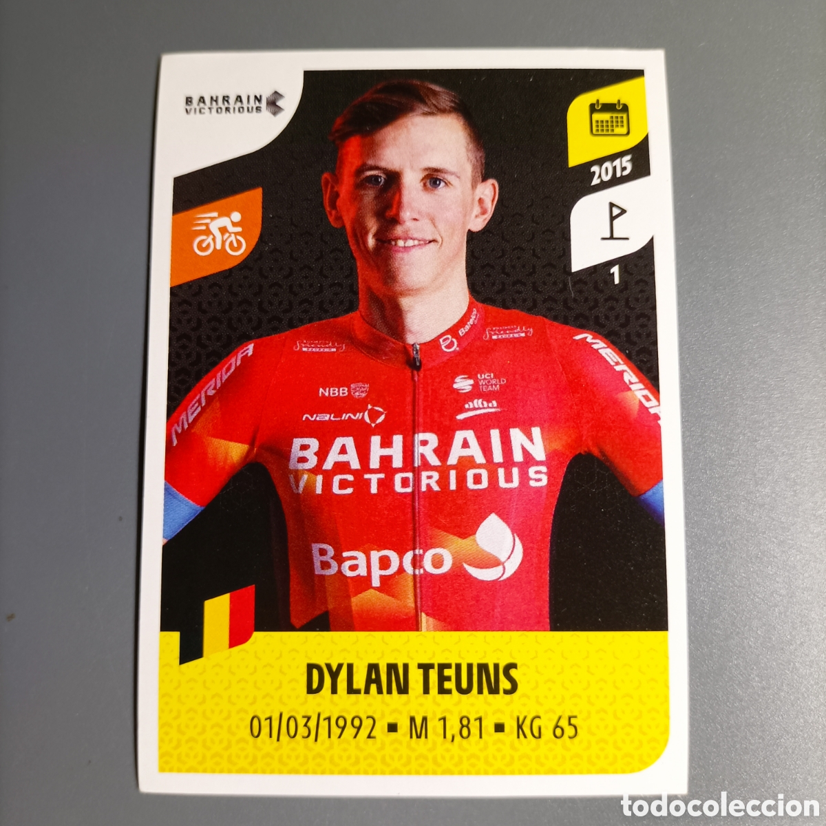Coleccionismo deportivo: STICKER PANINI. TOUR DE FRANCE 2021 - №127 DYLAN TEUNS / BAHRAIN VICTORIOUS