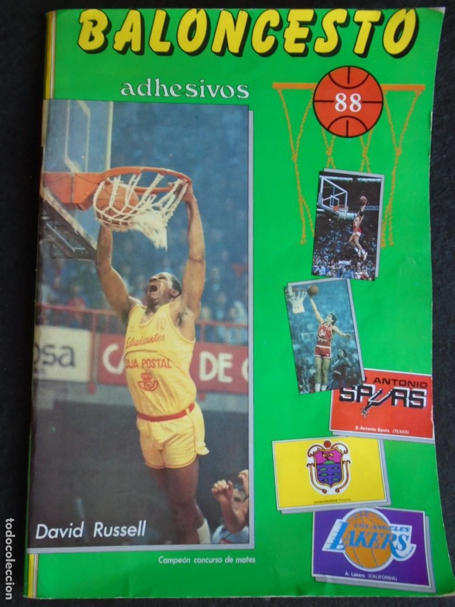 Sports collectibles: (AL-261000)&Aacute;LBUM BALONCESTO 88-EDIT. J. MERCHANTE-INCLUYE LOS 2 CROMOS DE MICHAEL JORDAN-COMPLETO