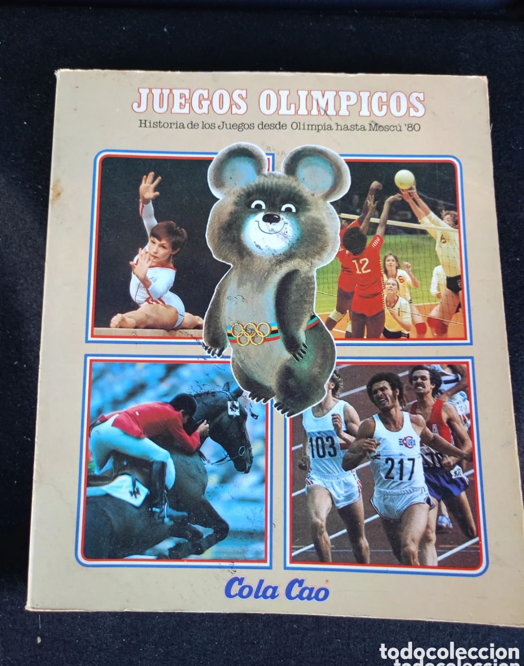 Sammelleidenschaft Sport: ALBUM HISTORIA JUEGOS OLIMPICOS DESDE OLIMPIA A MOSCU 80 - COLA CAO -NUEVO Y VACIO