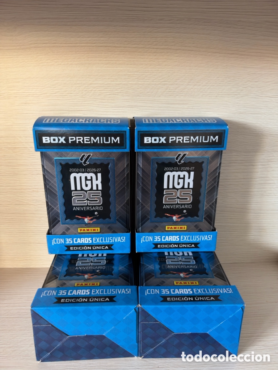 Coleccionismo deportivo: Panini Megacracks 2026-27 Box Premium 35 cards exclusivas