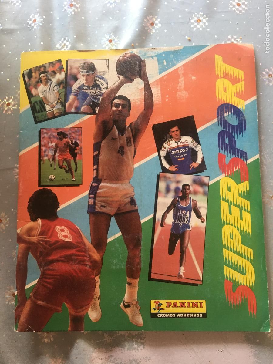 Collezionismo sportivo: SUPERSPORT ANTIGUO ALBUM DE VARIOS DEPORTES,MICHAEL JORDAN,MARADONA Y MUCHO MAS