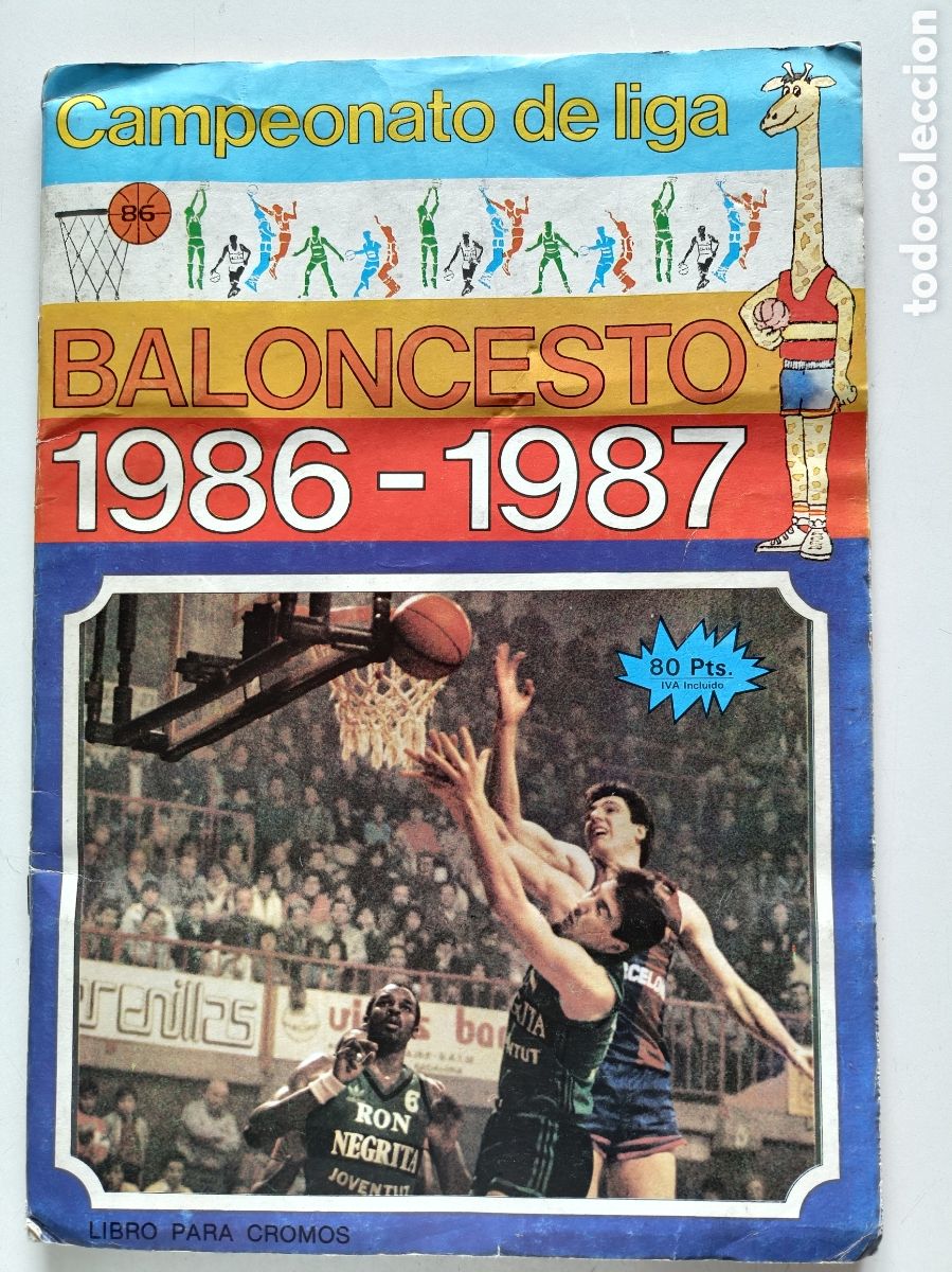 Sammelleidenschaft Sport: Campeonato de liga Baloncesto 1986-1987 COMPLETO Michael Jordan ACB NBA All Star Basket J. Marchante