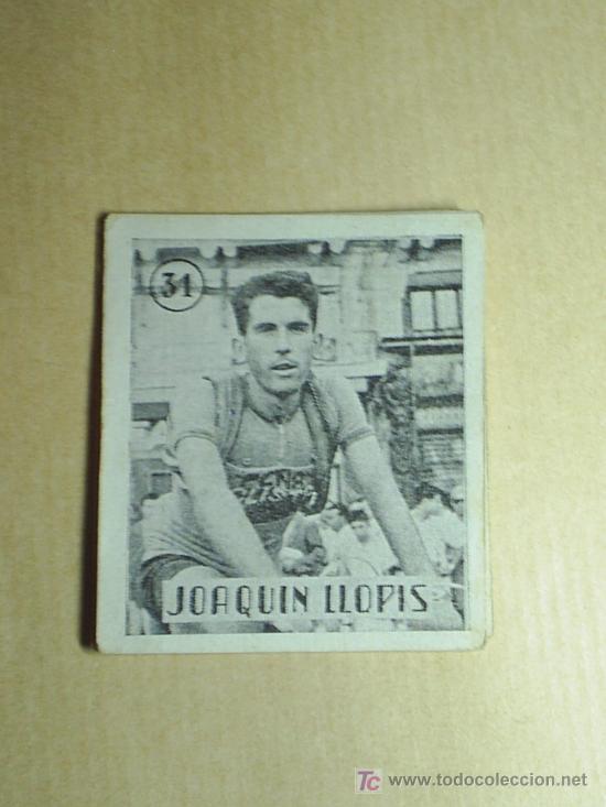 Coleccionismo deportivo: CROMOS CICLISMO  MUY ANTIGUOS -N&ordm; 31 JOAQUIN LLOPIS