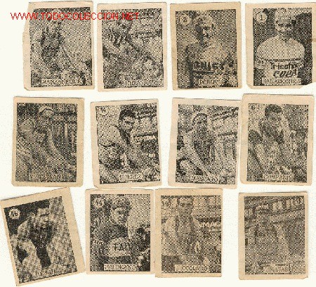 Coleccionismo deportivo: (CRS-278)CROMOS CICLISMO A&Ntilde;OS 50 A 2 EUROS LA UNIDAD.