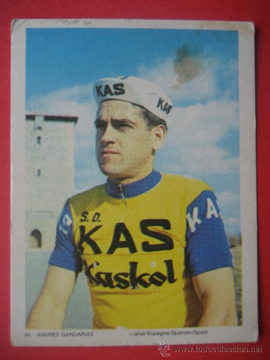 Coleccionismo deportivo: cromo ciclismo ANDRES GANDARIAS