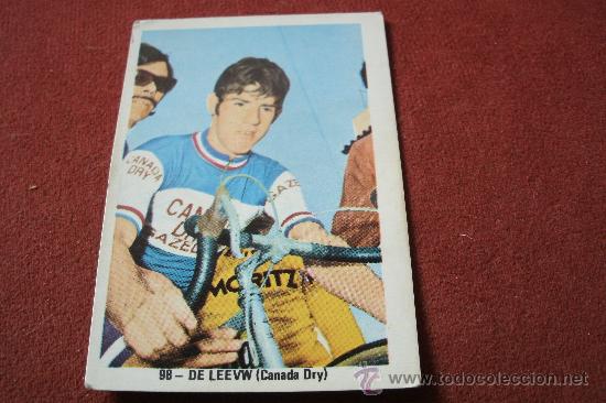 Coleccionismo deportivo: .CROMO DE CICLISMO / DE LEEVW ( CANADA DRY ) TEMPORADA DE 1974 - MUY ESCASO