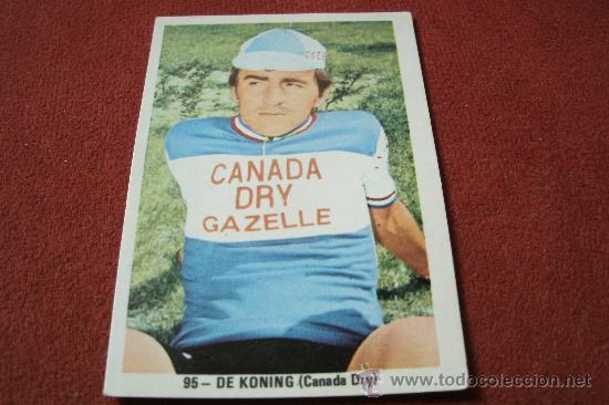 Coleccionismo deportivo: CROMO DE CICLISMO /  DE KONING (  CANADA DRY ) TEMPORADA DE 1974 - MUY ESCASO