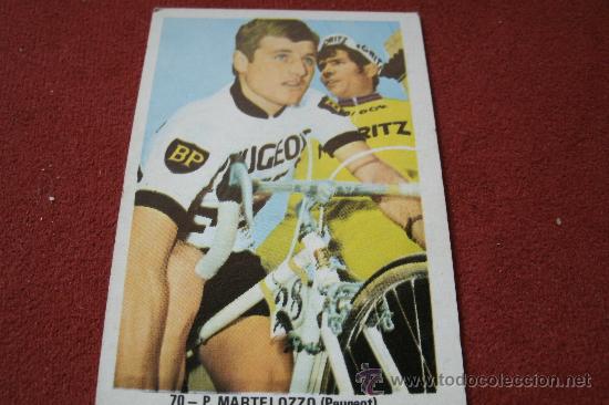 Coleccionismo deportivo: CROMO DE CICLISMO /  P. MARTELOZZO  ( PEUGEOT ) TEMPORADA DE 1974 - MUY ESCASO