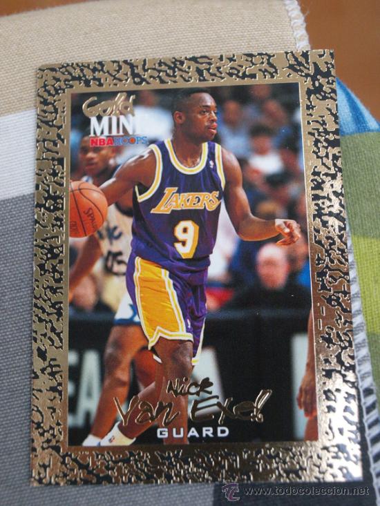 Sammelleidenschaft Sport: NICK VAN EXEL ANGELES LAKERS CARD NBA SKYBOX GOLD MINE 1995 NUEVO DE SOBRE