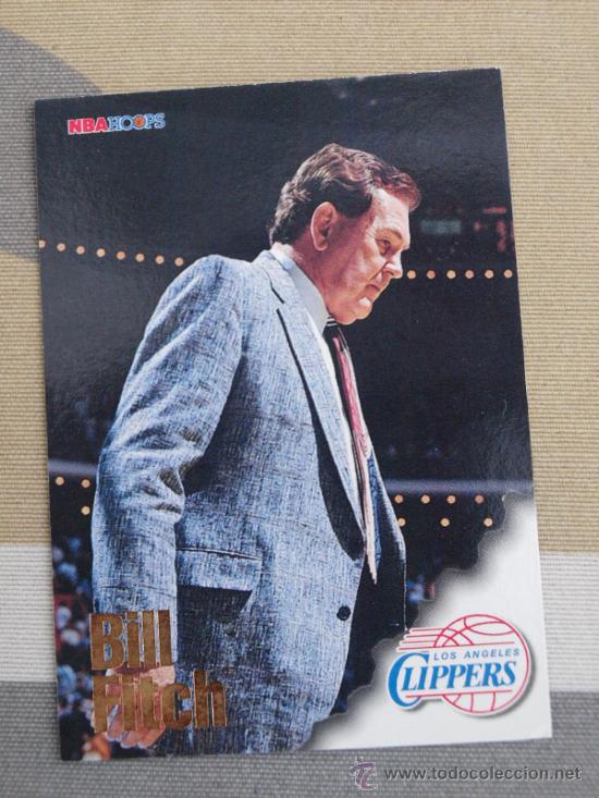 Coleccionismo deportivo: 260 BILL FICHT ANGELES CLIPPERS CARD NBA HOOPS SKYBOX 1997  NUEVO DE SOBRE