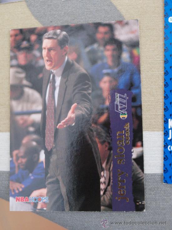 Coleccionismo deportivo: 195 JERRY SLOAN COACH UTAH JAZZ CARD NBA HOOPS SKYBOX 1995 NUEVO DE SOBRE