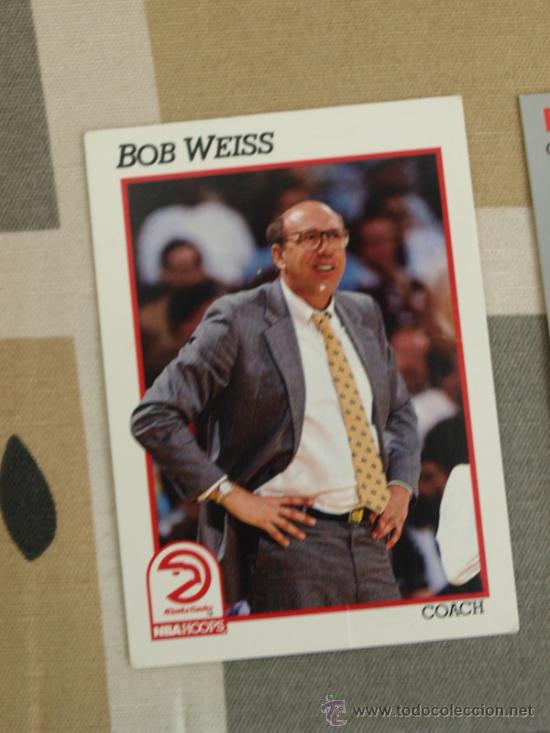 Sammelleidenschaft Sport: 221 BOB WEISS  COACH ATLANTA HAWKS CARD NBA HOOPS 1991  NUEVO DE SOBRE
