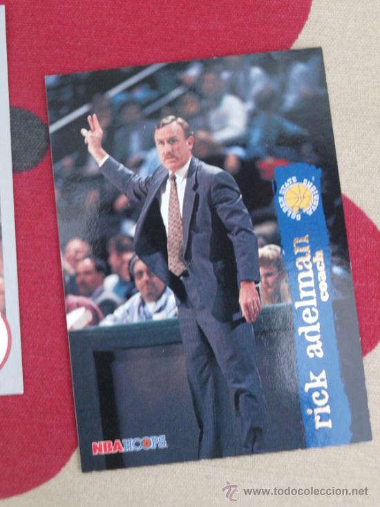 Coleccionismo deportivo: 178 RICK ADELMAN COACH INDIANA PACERS CARD NBA HOOPS SKYBOX 1995  NUEVO DE SOBRE