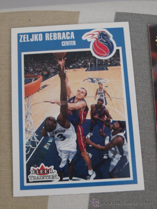 Coleccionismo deportivo: 36 ZELJKO REBRACA DETROIT PISTONS  CARD NBA  FLEER TRADITION 02-03 NUEVO DE SOBRE