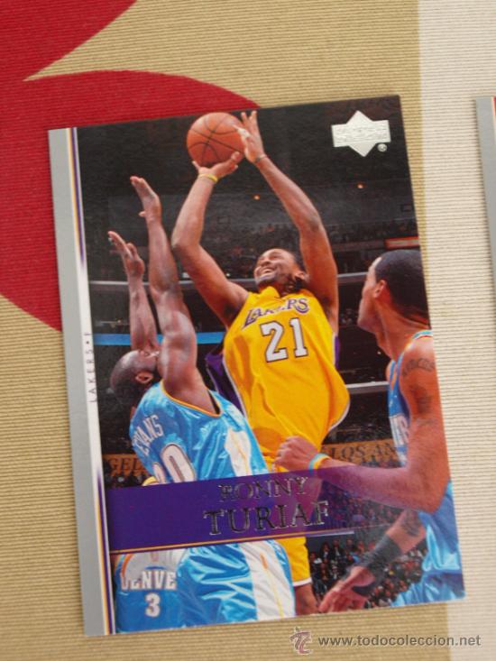 Sammelleidenschaft Sport: 45 RONNY TURIAF  ANGELES LAKERS  CARD NBA UPPER DECK 2007 NUEVO DE SOBRE