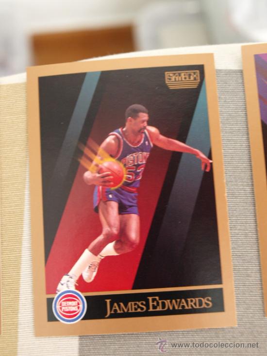 Coleccionismo deportivo: 85 JAMES EDWARDS  DETROIT PISTONS  CROMO BALONCESTO CARD NBA SKYBOX  1990 NUEVO DE SOBRE