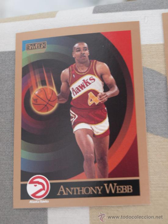 Coleccionismo deportivo: 10 SPUD WEBB ATLANTA HAWKS CROMO BALONCESTO CARD NBA SKYBOX 1990 NUEVO DE SOBRE