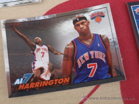 Colecionismo desportivo: 24 AL HARRINGTON NEW YORK KNICKS STICKER CARD BALONCESTO NBA BASKET PANINI 2009-10