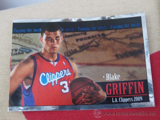 Colecionismo desportivo: 179 BLAKE GRIFFIN ANGELES CLIPPERS CROMO STICKER CARD BALONCESTO NBA BASKET PANINI 2009-10