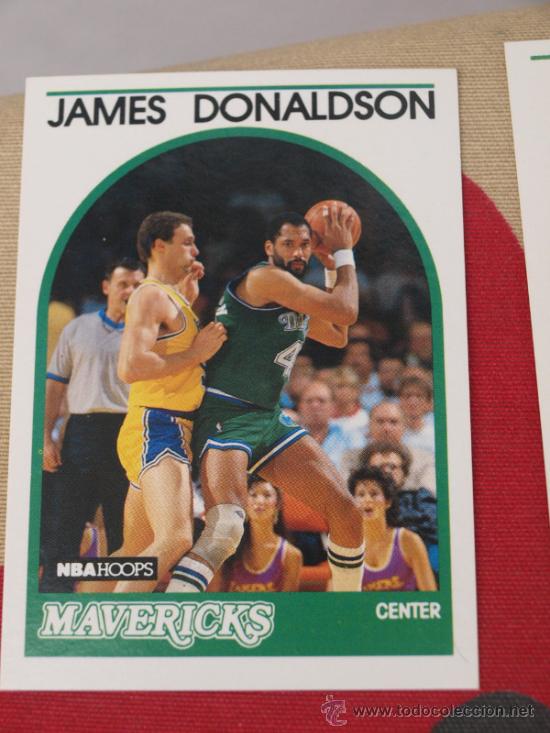Coleccionismo deportivo: 189 JAMES DONALDSON DALLAS MAVERICKS CROMO TRADING CARD NBA BALONCESTO HOOPS 1989 NUEVO