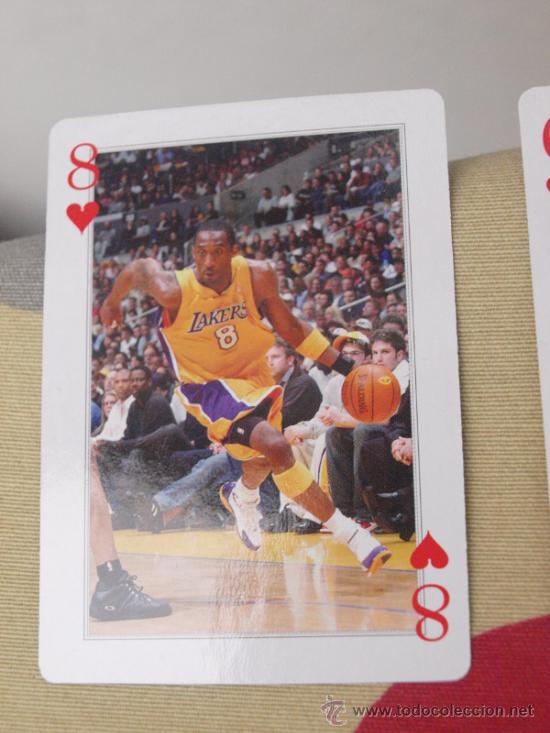 Coleccionismo deportivo: CARD BARAJA CARTA KOBE BRYANT LAKERS OCHO CORAZONES BALONCESTO BASKET NBA NUEVA