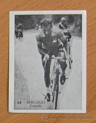 Coleccionismo deportivo: Ciclismo - 62 Bergaud - Ases del pedal - Ediciones Triunfo 1960 - Nunca pegado
