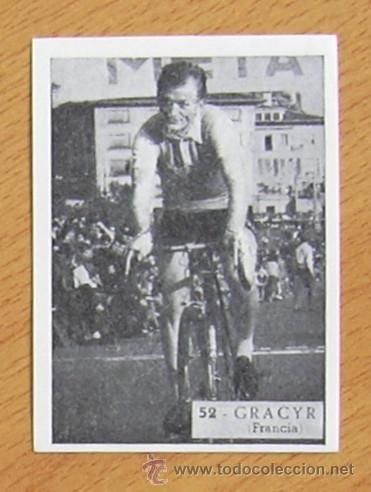 Coleccionismo deportivo: Ciclismo - 52 Gracyr - Ases del pedal - Ediciones Triunfo 1960 - Nunca pegado