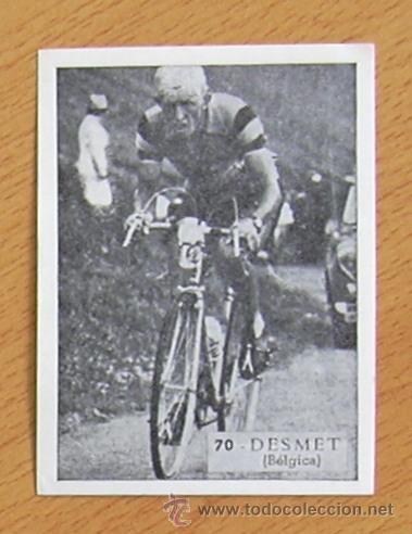 Coleccionismo deportivo: Ciclismo - 70 Desmet - Ases del pedal - Ediciones Triunfo 1960 - Nunca pegado