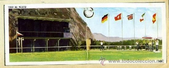 Sammelleidenschaft Sport: CROMO CONTAMOS CONTIGO / ED. COLED 1968 - N&ordm; 148 tiro al plato / armas - DEPORTES - PEGADO EN ALBUM