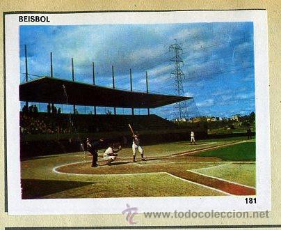 Sammelleidenschaft Sport: CROMO CONTAMOS CONTIGO / ED. COLED 1968 - 181 beisbol / tudela navarra -DEPORTES - PEGADO EN ALBUM